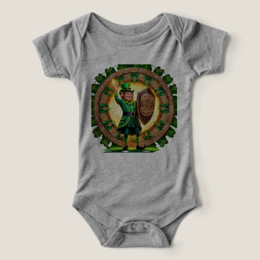 Lucky Leprechaun Baby Bodysuit – St. Patrick’s Day (Design voorkant)