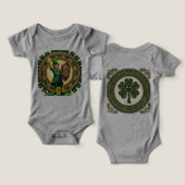 Lucky Leprechaun Baby Bodysuit – St. Patrick’s Day (Ontwerp Voorkant & Achterkant)
