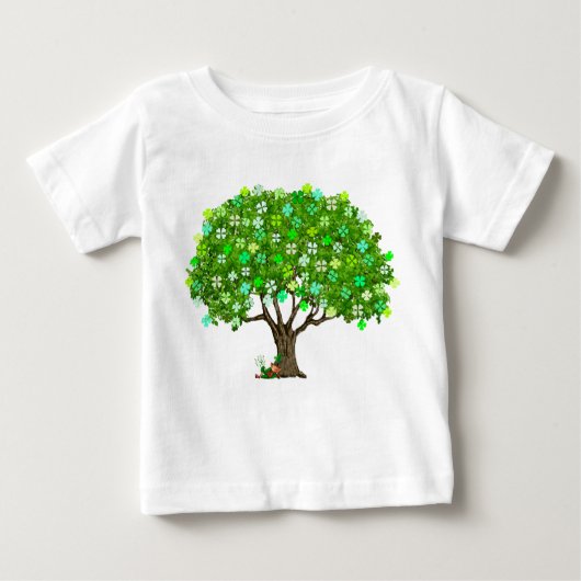 Lucky Leprechaun Baby T-shirt (Voorkant)