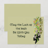 Lucky Leprechaun Briefkaart (Voorkant / Achterkant)