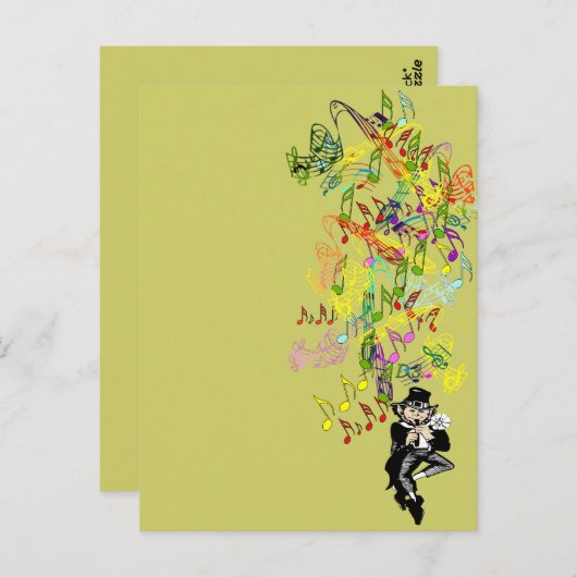 Lucky Leprechaun Briefkaart (Voorkant / Achterkant)