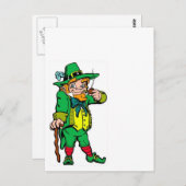 Lucky Leprechaun Briefkaart (Voorkant / Achterkant)