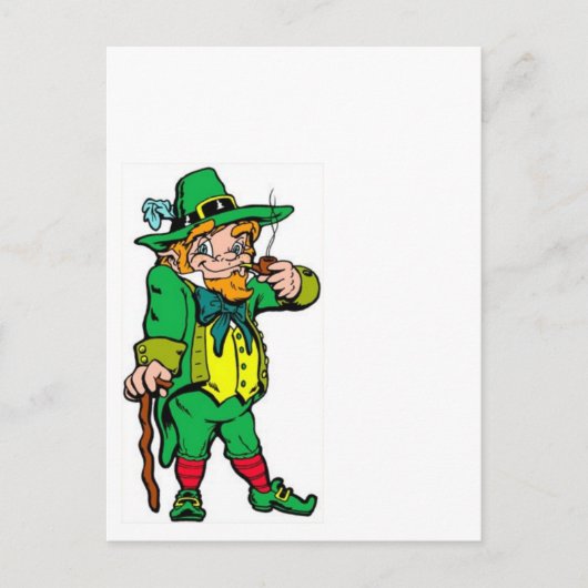 Lucky Leprechaun Briefkaart (Voorkant)