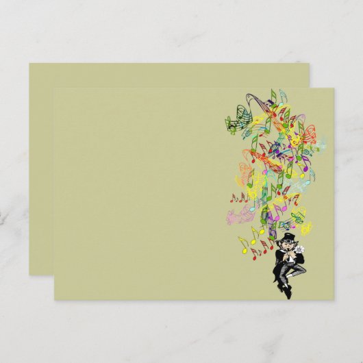 Lucky Leprechaun Briefkaart (Voorkant / Achterkant)