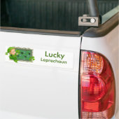 Lucky Leprechaun Bumpersticker (Op Truck)