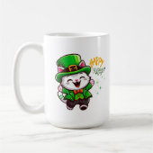 Lucky Leprechaun Cat Koffiemok (Links)