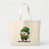 Lucky Leprechaun Cat Tote Bag (Voorkant)
