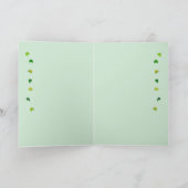 Lucky Leprechaun Dance Kaart (Binnen)