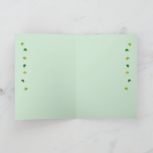 Lucky Leprechaun Dans Kaart (Binnen)