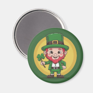 Lucky Leprechaun en klaver Magneet