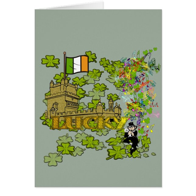 Lucky Leprechaun en Zijn Irish Castle (Voorkant)