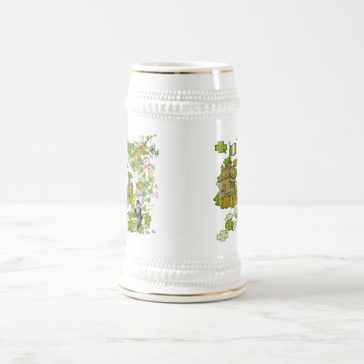 Lucky Leprechaun en Zijn Irish Castle Bierpul (Center)