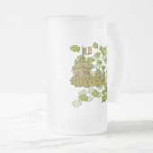 Lucky Leprechaun en Zijn Irish Castle Matglas Bierpul (Voorkant rechts)