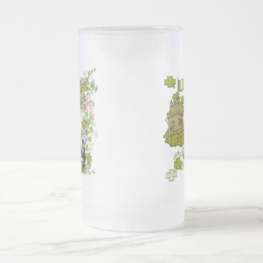 Lucky Leprechaun en Zijn Irish Castle Matglas Bierpul (Center)