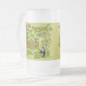 Lucky Leprechaun en Zijn Irish Castle Matglas Bierpul (Voorkant links)