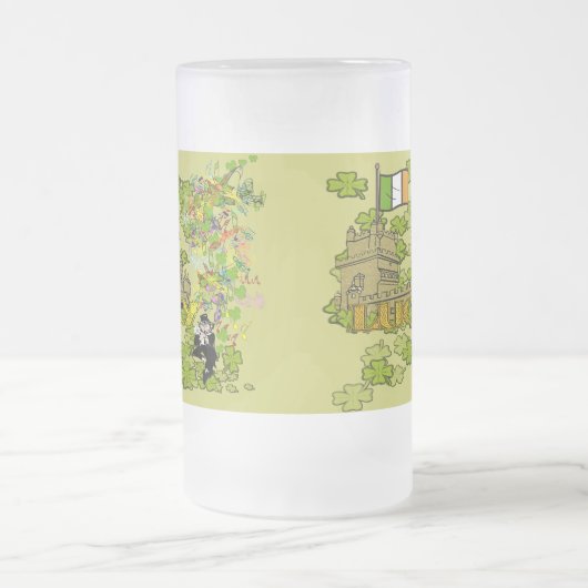 Lucky Leprechaun en Zijn Irish Castle Matglas Bierpul (Center)