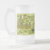 Lucky Leprechaun en Zijn Irish Castle Matglas Bierpul (Links)