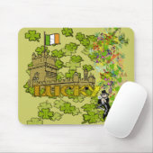 Lucky Leprechaun en Zijn Irish Castle Muismat (Met muis)