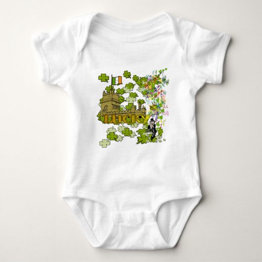 Lucky Leprechaun en Zijn Irish Castle Romper (Voorkant)