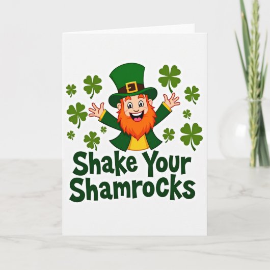 Lucky Leprechaun Funkaart Kaart (Voorkant)