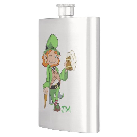 Lucky Leprechaun gepersonaliseerde fles Flacon (Links)