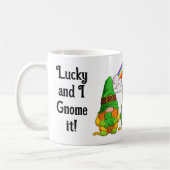 Lucky Leprechaun Gnomes Koffiemok (Links)