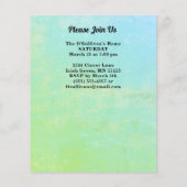 Lucky Leprechaun Gold Rainbow St Patrick's Day Flyer (Achterkant)