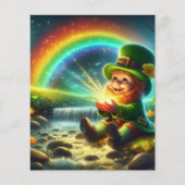 Lucky Leprechaun Gold Rainbow St Patrick's Day Flyer (Voorkant)