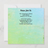 Lucky Leprechaun Gold Rainbow St Patrick's Square Kaart (Achterkant)