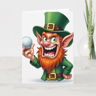 Lucky Leprechaun Golfbalkaart Kaart