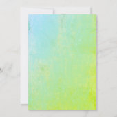 Lucky Leprechaun Goud & Regenboog St. Patrick's Da Kaart (Achterkant)