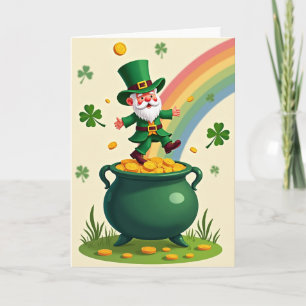 Lucky Leprechaun Gouden Muntkaart Kaart