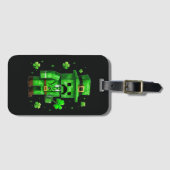 Lucky Leprechaun Grappige St. Patrick's Day Videog Bagagelabel (Voorkant (horizontaal))