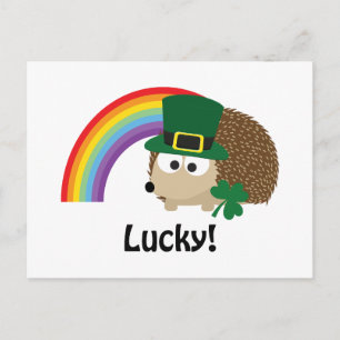 Lucky Leprechaun Hedégel Briefkaart