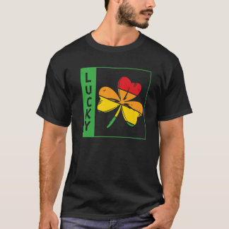 Lucky Leprechaun Irish Clover St Patrick's Day Sha T-shirt
