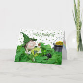 Lucky Leprechaun Kaart (Voorkant)