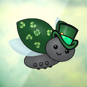 Lucky Leprechaun Ladybug Raamsticker (Vel 3)