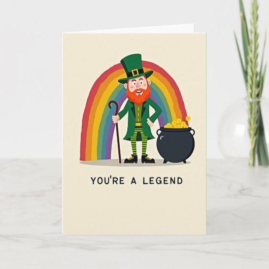 Lucky Leprechaun Legend Card Kaart (Voorkant)