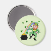Lucky Leprechaun Magneet (Voorkant / Achterkant)