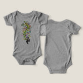 Lucky Leprechaun met shamrocks (Ontwerp Voorkant & Achterkant)