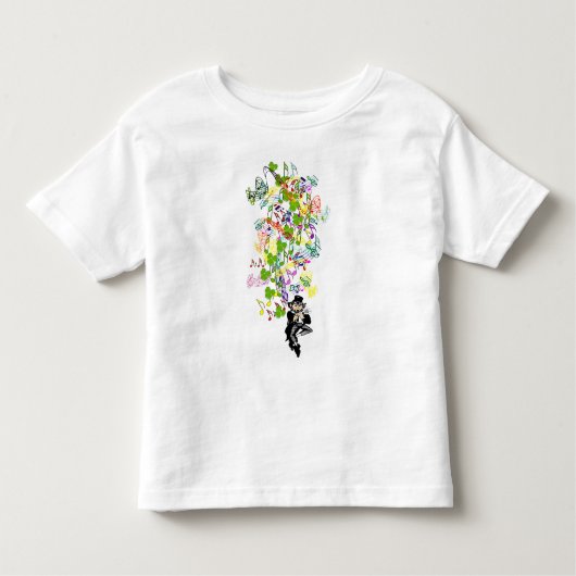 Lucky Leprechaun met shamrocks Kinder Shirts (Voorkant)