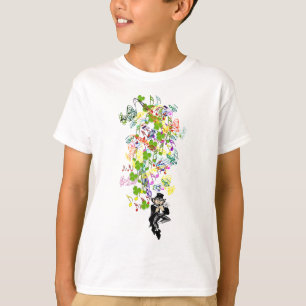 Lucky Leprechaun met shamrocks T-shirt