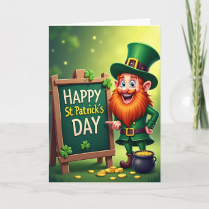 Lucky Leprechaun-patroonkaart Kaart
