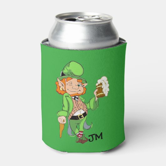 Lucky Leprechaun Personaliseer Koelbox Blikjeskoeler (Blikje Voorkant)