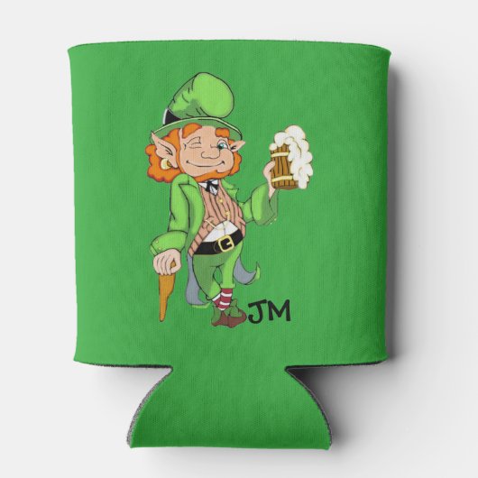 Lucky Leprechaun Personaliseer Koelbox Blikjeskoeler (Achterkant)