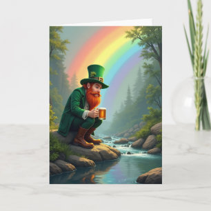 Lucky Leprechaun Regenboog Scene Kaart