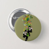 Lucky Leprechaun Ronde Button 5,7 Cm (Voorkant /achterkant)