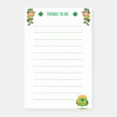 Lucky Leprechaun & Shamrocks hebben alles in het w Post-it® Notes (Voorkant)