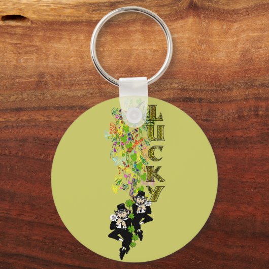 Lucky Leprechaun Sleutelhanger (Voorkant)