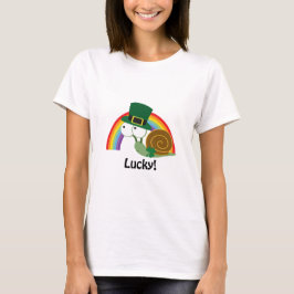 Lucky Leprechaun Snail T-shirt